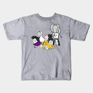 Cute Animals with Compassion ask R U OK Kids T-Shirt